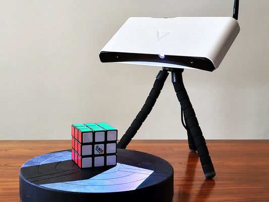 THREE 3D Scanning a Rubik's Cube