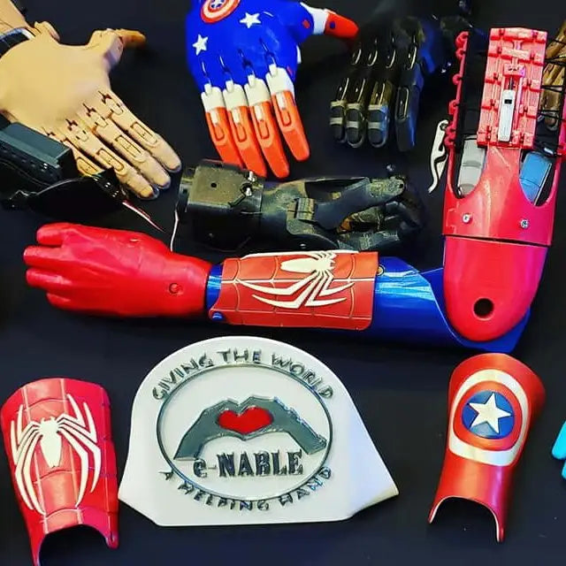 3D printed prosthetic hands for eNable